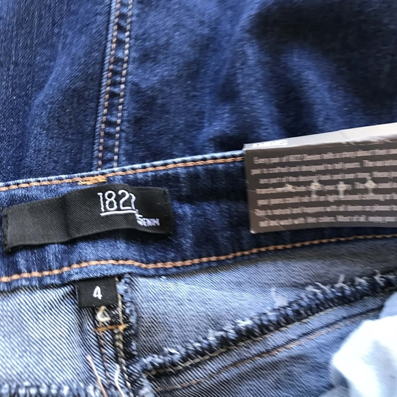 1822 Denim Dark Navy High Rise NWOT Maxi Skirt Womens Size 28 Inch Waist - Picture 9 of 9